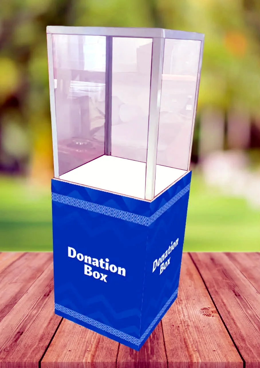 Custom Donation Box by Colora Studio