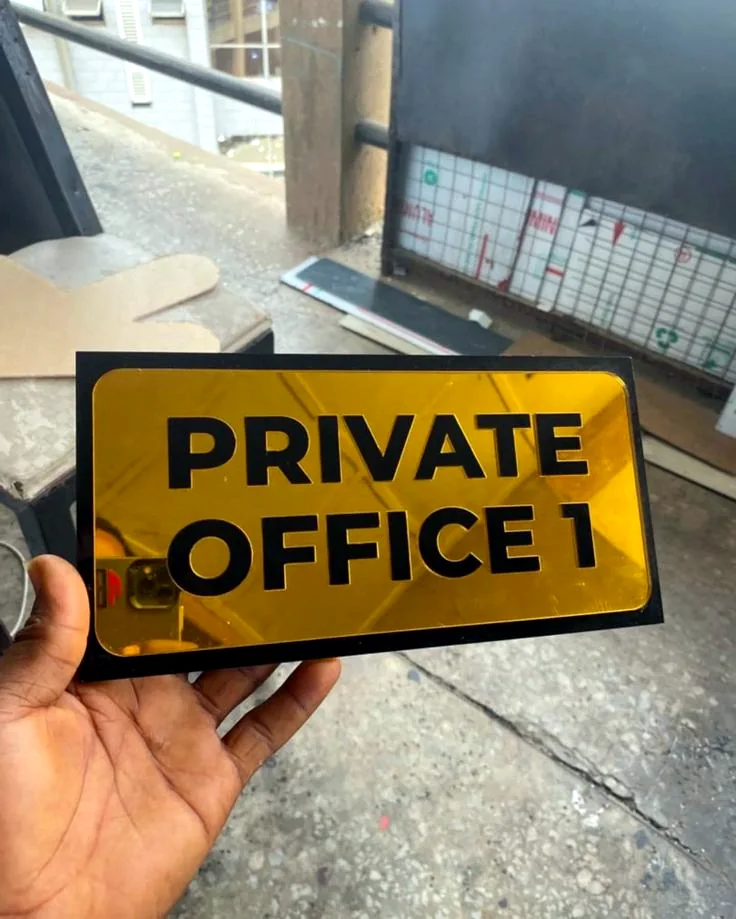 Office Door Sign by Colora Studio